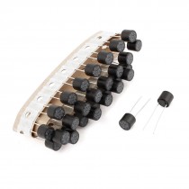 30 Pcs 250V 4A Slow Blow Type DIP Columniform Micro Fuse 8 x 8mm