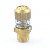 Adjustable Brass Exhaust Noise Silencer Muffler 1/8" BSP Male Threaded for Valve