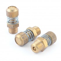 3pcs Adjustable Pneumatic Muffler Silencer 3/8" Male Threaded for Valve