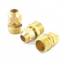 3 Pcs 3/8" PT Pneumatic Air Compressor Hose Male Quick Fitting Connector