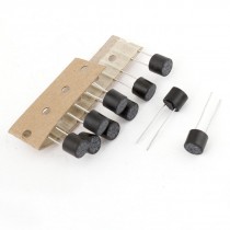 10 Pcs 250V 4A DIP Mounted Cylindrical Miniature Micro Fuses 8x8mm