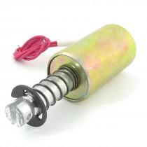 DC 12V 10mm 6Kg Pull Type Tubular Solenoid Electromagnet w Spring Return MQ8-257