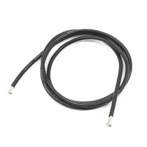 Black 12 AWG Glass Fiber Copper Core Silicone Resin Wire 1M