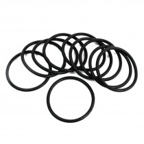 10 Pcs 31mm Outside Dia 2mm Thickness Oil Seal O Rings Washers Black
