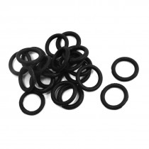 20 Pcs Mechanical Rotary Shaft Rubber Oil Seal Rings Washers 11 x 2mm