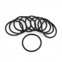 10pcs Black 60mm x 52mm x 4mm Rubber O Ring Oil Seal Sealing Gaskets
