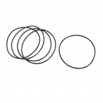 5 Pcs Black Rubber Oil Sealing O Ring Gasket Washer 77 x 73 x2mm