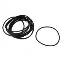 10 Pcs 39mm Outside Dia 1.5mm Thickness Rubber Oil Seal Ring Washers