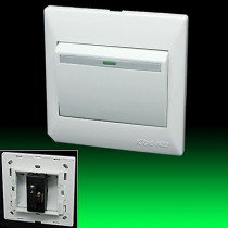 1 Gang Button Home Wall Mount Light Switch Plate Cover