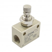 One Way Metal Air Flow Control Mechanical Pneumatic Gas Valve 1/4"PT