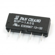 DC 5V Open Style 4 Pin SIP-1A05 4-Pin Dry Reed Relay Black