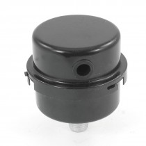 Compressor 16.5mm Dia Male Thread Air Intake Silencer Filter Black