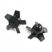 2Pcs 20mm Hub Thickness 68mm 5 Blades Ducted Fan Propeller Black