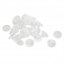 30 Pcs 16mm x 2mm Double Reduction Crown Gear for DIY Stepper Motor Gearbox