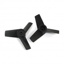 2PCS RC Airplane Spare Parts 3 Blades Ducted Fan CCW Propellers 65mm