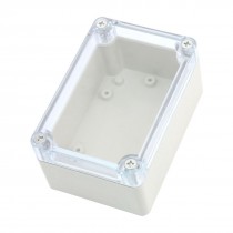Surface Screw Mounted Clear Cover Waterproof Joint Junction Box 100 x 68 x 50mm