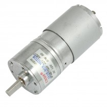 DC 12V 160mA 80 RPM 6mm Dia Shaft Magnetic Gearbox Electric Motor 37mm
