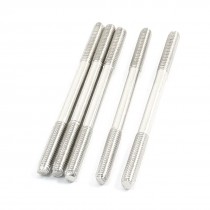 5PCS Double Threaded Tip Steel Tight Adjustable Push Rod Connector 40 x 2.5mm