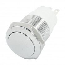 19mm Thread SPDT Solder Terminal Latching Push Button Switch 24V 3A