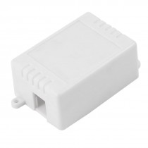 50mmx35mmx22mm Rectangle Shape DIY Junction Box Case White