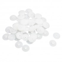 RC Car Motor Transmission Axle 28 Teeth Plastic Motor Gear 15mm x 2mm 50 Pcs