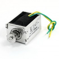 DC12V 0.35A 4mm 200g Linear Motion Open Frame Solenoid Electromagnet