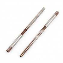 2PCS Straight Shank 6 Blades 3mm Dia HSS Hand Reamer Reaming Cutter