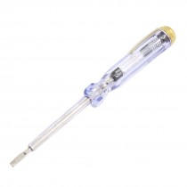 AC 100V-500V 3mm Slotted Voltage Tester Electroprobe Plastic Grip