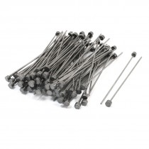 Mould Manufacturing 6mm Tip 1.5mm Shank Straight Ejector Pins 100 PCS