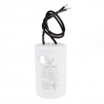 AC450V 12uF Polypropylene Film Motor Running Capacitor w 2 Wires