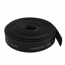 Black Heat Shrinkable Tubing Shrink Tube 12mm 6mm 10 Meters 600V 125C