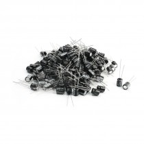 150 Pcs 6 x 8mm Radial Lead Soldering Electrolytic Capacitor 10V 470uF