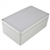 Waterproof Gray Plastic Case DIY Junction Box Joint Hinged Lid 200x120x75mm