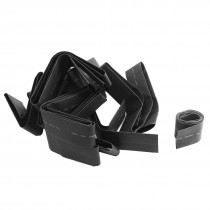 10 Pcs Black Heat Shrinkable Tubing Shrink Tube Sleeve 15mm 30mm 3.3Ft 600V 125C