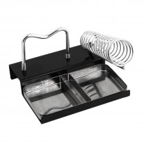 Benchtop Rectangular Base Detached Spring Solder Soldering Iron Stand Holder