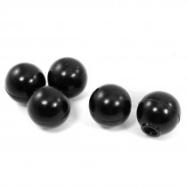 5 x 1.5" Diameter Solid Black Plastic Ball Lever Knobs for Machine Tools