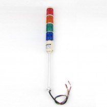 Industrial Stack Lamp Red Green Yellow Blue Flash Tower Signal Light DC 24V 5W