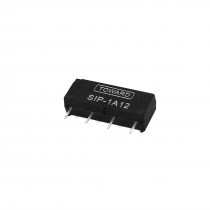 DC 12V Open Style 4 Pin SIP-1A12 4-Pin Dry Reed Relay Black
