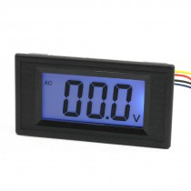 Panel Mount LCD Display Voltage Measuring Voltmeter AC 0-200V