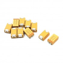 10Pcs SMT SMD 7343 D Type 100uF 16V Chip Tantalum Capacitors