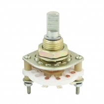 KCX2*3 2P3T 2 Pole 3 Throw Single Deck Band Channel Rotary Switch