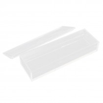 Clear Polypropylene 10 Microslide Slide Microscope Glass Wet Box Case