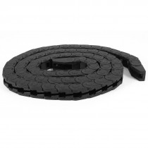 1.03M Long Black Plastic Towline Cable Drag Chain 10mm x 6mm