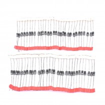 60Pcs 2A 400V High Voltage Polarized Fast Rectifier Diodes