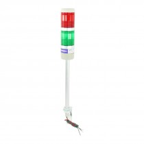 2.7ft Wire Industrial Red Green Flash Tower Signal Lamp Warning Light DC 24V