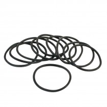 10 Pcs Black Round Rubber Oil Seal O Ring Sealing Washer 34x30x2mm