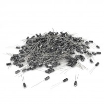 1000 Pcs 4mm x 7mm 10UF 50V Polarized Radial Electrolytic Capacitor