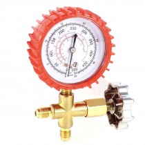 11mm Thread Air Conditioner Refrigeration Single Manifold Pressure Gauge Tool