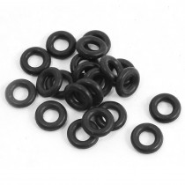 20 Pcs 7.15mm Outside Dia 1.8mm Thickness Rubber O Rings Oil Seal Washers