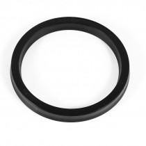 Black Rubber Ring Grooved Spring Oil Seal Gasket 72mm x 60mm x 6mm